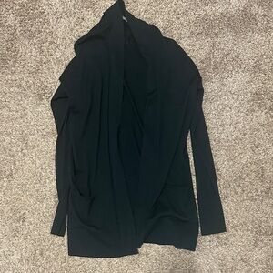 LOFT Dark Green Open Front Cardigan